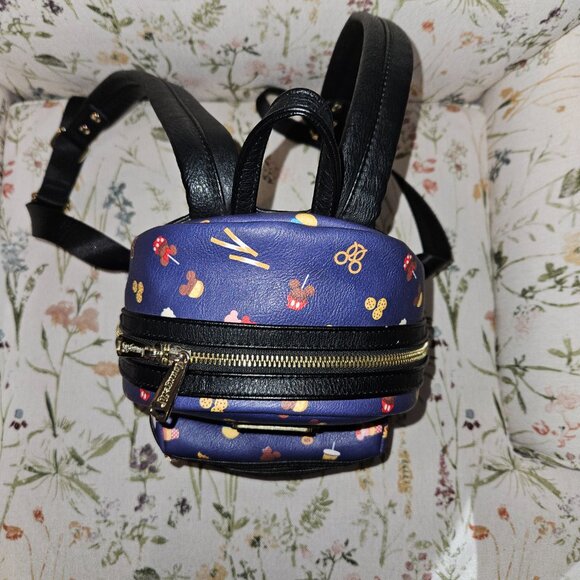 Disney Parks Exclusive Purple Snacks Loungefly Backpack - Picture 5 of 7